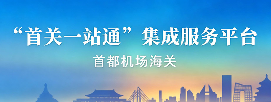 首都机场海关“首关一站通”场景式服务