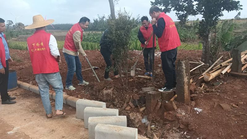 【勿动】右图三 植树好时节，助力乡村美（图）